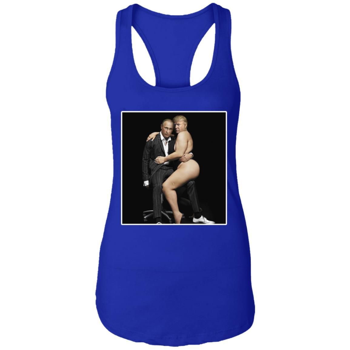 Putin With Sexy Trump On Desk Funny Anti Shirt Apparel Putin With Sexy Trump On Desk Funny Anti Shirt Apparel