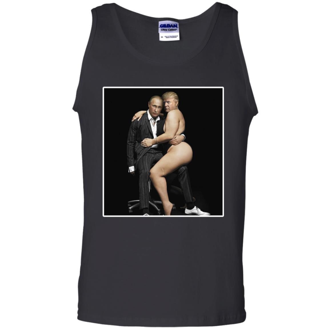 Putin With Sexy Trump On Desk Funny Anti Shirt Apparel Putin With Sexy Trump On Desk Funny Anti Shirt Apparel