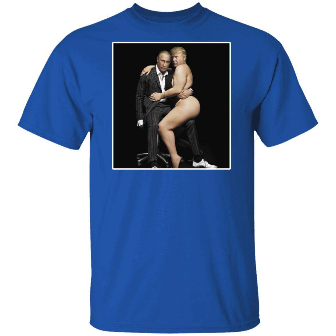 Putin With Sexy Trump On Desk Funny Anti Shirt Apparel Putin With Sexy Trump On Desk Funny Anti Shirt Apparel