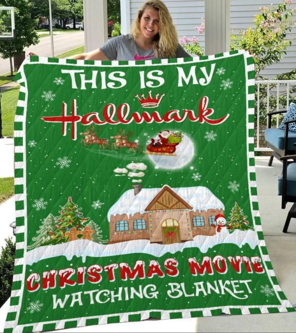 This Is My Hallmark Christmas Movie Watching Blanket Apparel