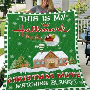 This Is My Hallmark Christmas Movie Watching Blanket Apparel