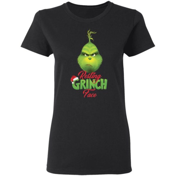 Resting Grinch Face Christmas Shirt Apparel