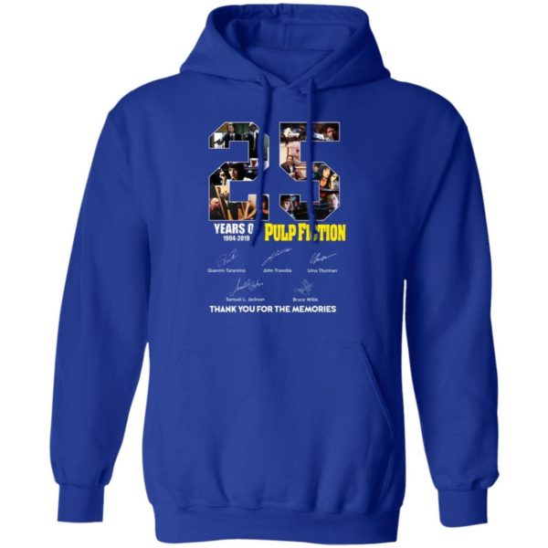 25th Years Of Pulp Fiction 1994 201 Thank You For The Momories Shirt Apparel