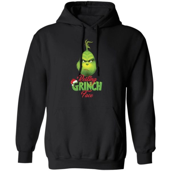 Resting Grinch Face Christmas Shirt Apparel