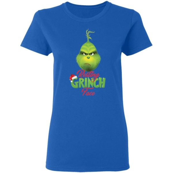 Resting Grinch Face Christmas Shirt Apparel