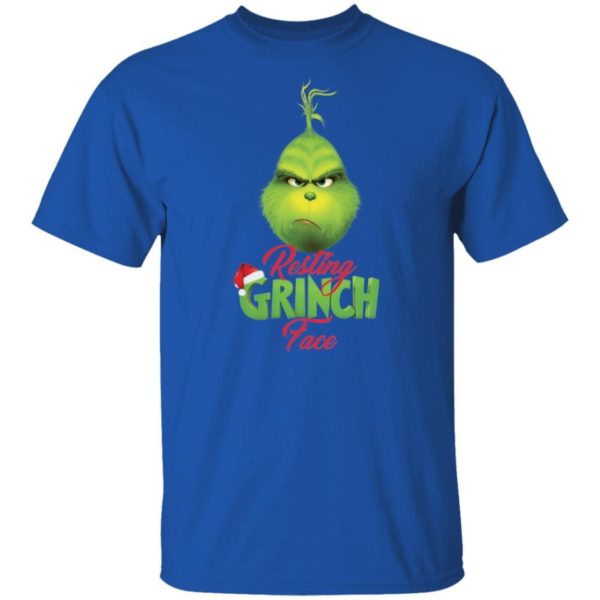 Resting Grinch Face Christmas Shirt Apparel