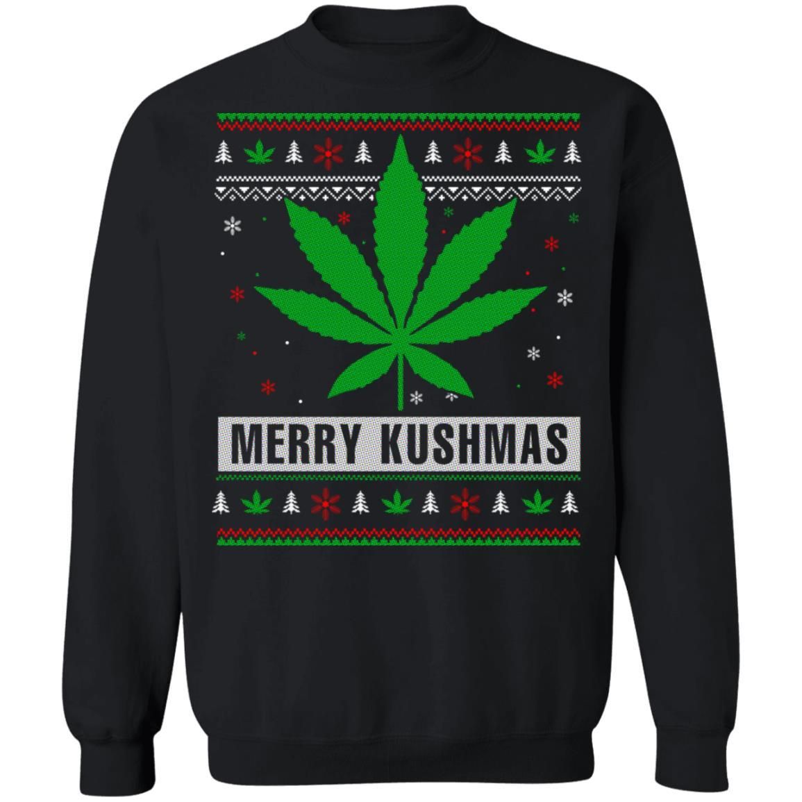 Merry Kushmas Christmas Shirt Apparel Merry Kushmas Christmas Shirt Apparel