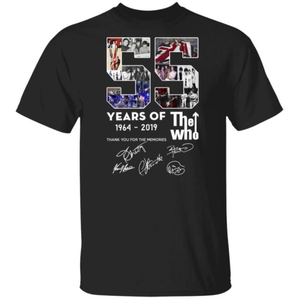 The Who – 55 Years Of The Who 1964 2019 Shirt Uncategorized