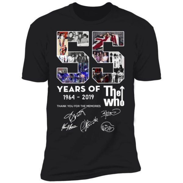 The Who – 55 Years Of The Who 1964 2019 Shirt Uncategorized