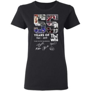 The Who – 55 Years Of The Who 1964 2019 Shirt Apparel