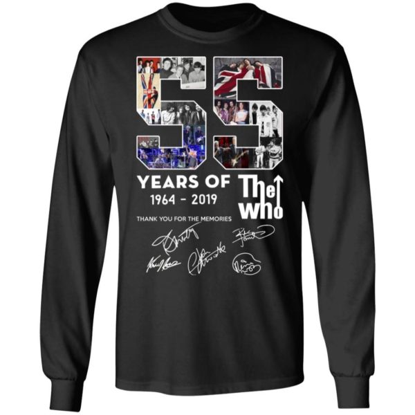 The Who – 55 Years Of The Who 1964 2019 Shirt Uncategorized