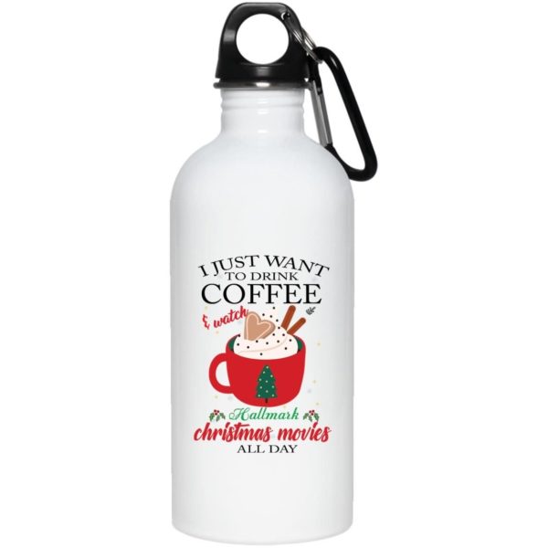 I Just Want Coffee And Watch Hallmark Christmas Movies All Day Coffee Mug Apparel