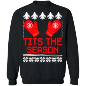 Tits the Season Funny Christmas Shirt Apparel