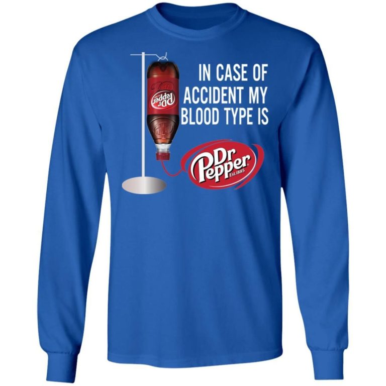 my blood type is dr pepper shirt