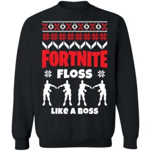 Fortnite Floss Like a Boss Christmas Shirt Apparel