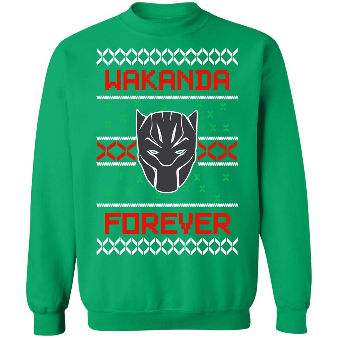 Black Panther Wakanda Forever Christmas Sweatshirt Apparel Black Panther Wakanda Forever Christmas Sweatshirt Apparel