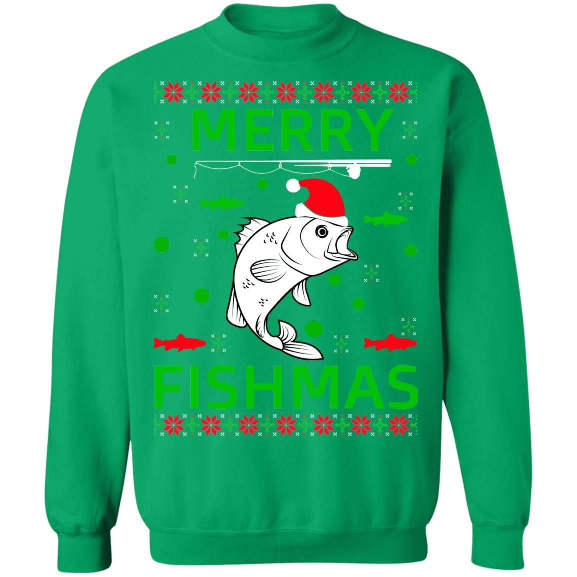 Merry Fishmas Funny Christmas Shirt For Fishers Apparel Merry Fishmas Funny Christmas Shirt For Fishers Apparel