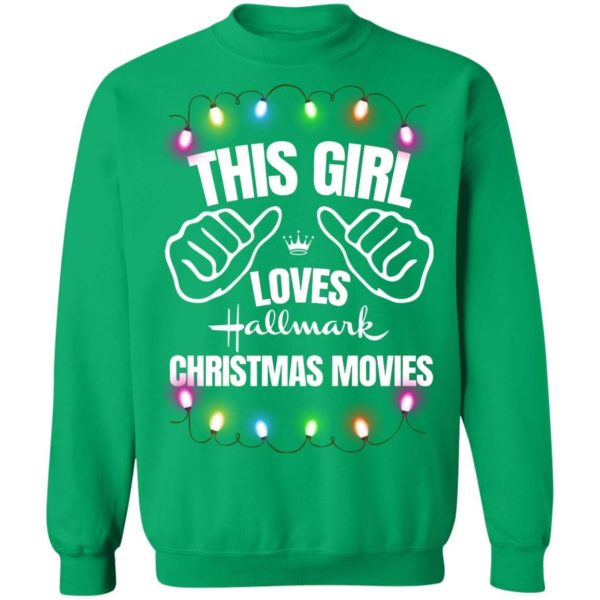 This Girl Loves Hallmark Christmas Movies Apparel