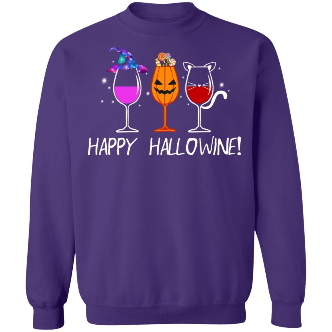 Happy Hallowine For Halloween Gift Shirt Apparel Happy Hallowine For Halloween Gift Shirt Apparel