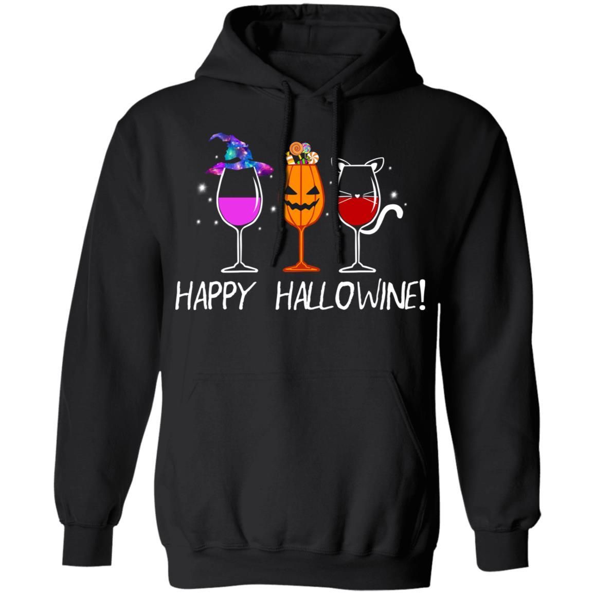 Happy Hallowine For Halloween Gift Shirt Apparel Happy Hallowine For Halloween Gift Shirt Apparel
