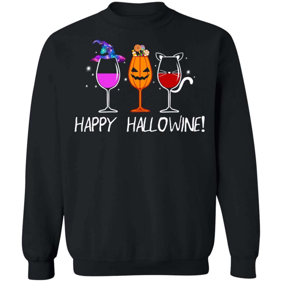 Happy Hallowine For Halloween Gift Shirt Apparel Happy Hallowine For Halloween Gift Shirt Apparel
