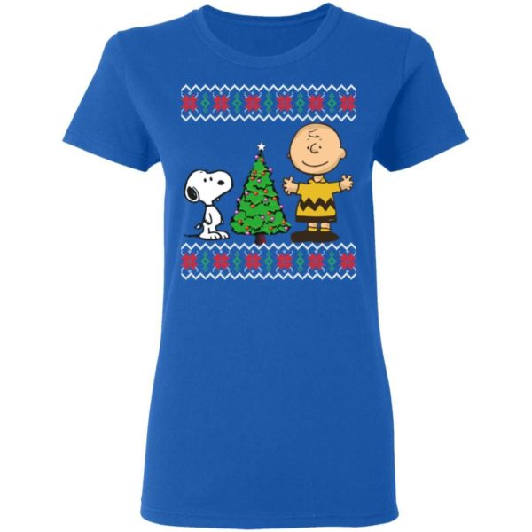 Peanuts Snoopy and Charlie Christmas Shirt Apparel