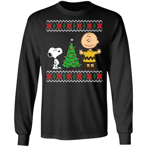 Peanuts Snoopy and Charlie Christmas Shirt Apparel