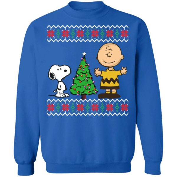 Peanuts Snoopy and Charlie Christmas Shirt Apparel