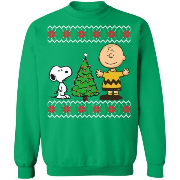 Peanuts Snoopy and Charlie Christmas Shirt Apparel