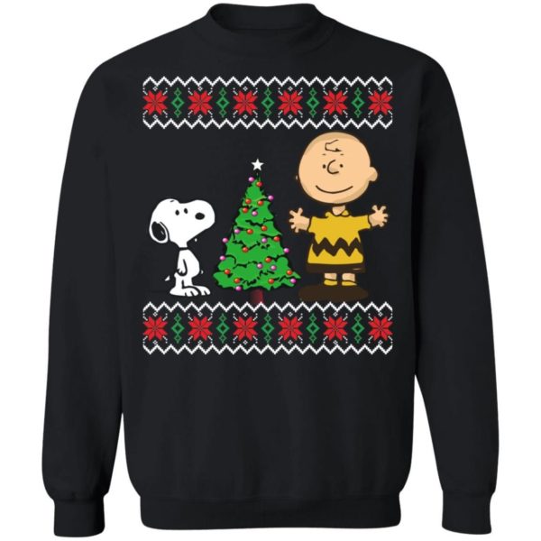 Peanuts Snoopy and Charlie Christmas Shirt Apparel