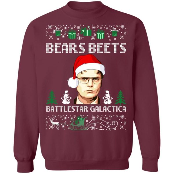 Bears Beets Battlestar Galactica The Office Sweatshirt Apparel