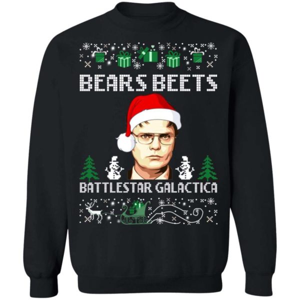 Bears Beets Battlestar Galactica The Office Sweatshirt Apparel