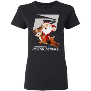 United States Postal Service Santa Reindeer Christmas Shirt Uncategorized