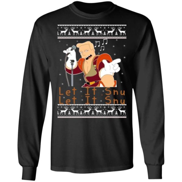 Zapp Brannigan Let It SNU Christmas Shirt Uncategorized