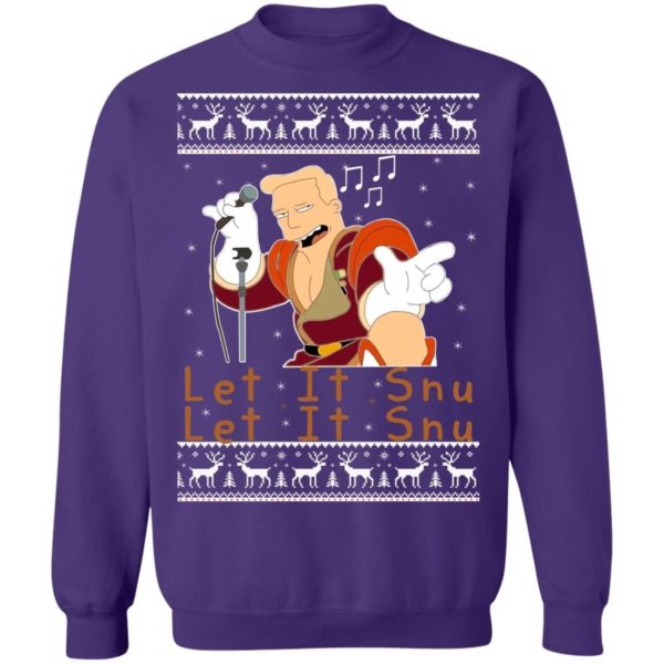 Zapp Brannigan Let It SNU Christmas Shirt Uncategorized