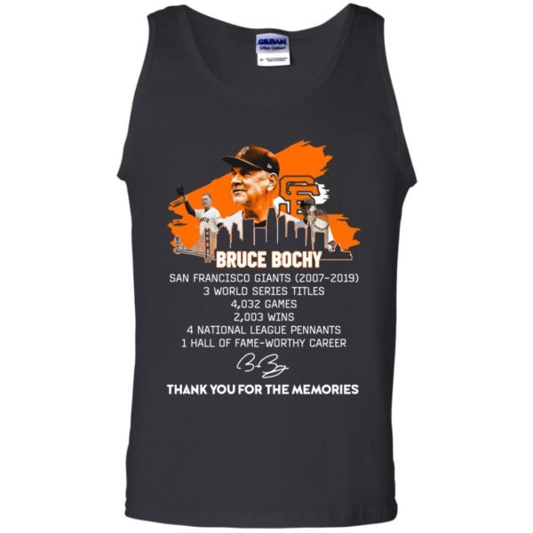 Bruce Bochy Thank You For The Memories Shirt Apparel