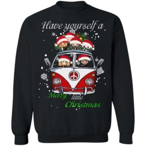Hippie Car Harry Potter Have Yourself A Merry Little Christmas Shirt Apparel
