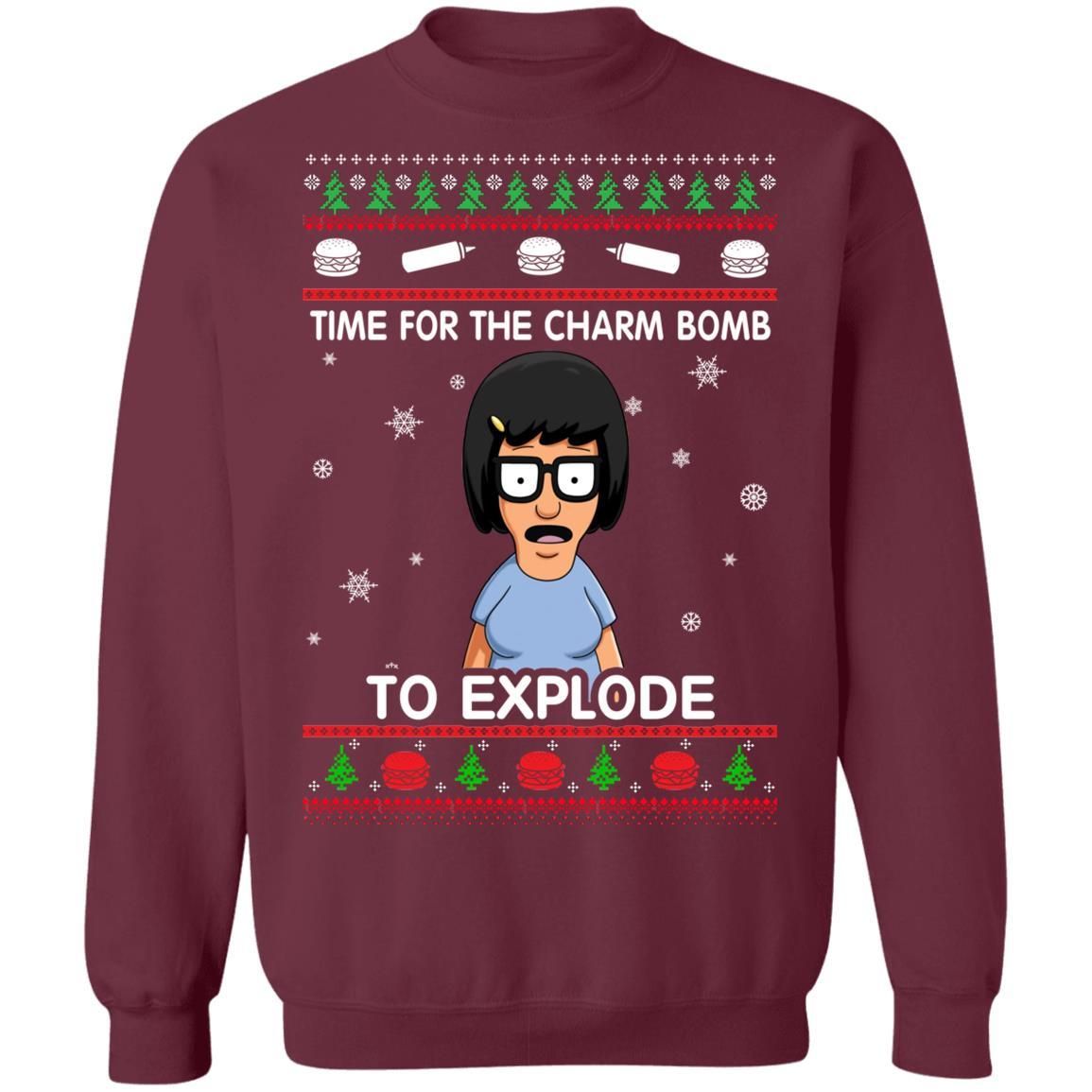 Bob’s Burgers – Time For The Charm Bomb To Explode Christmas Sweatshirt Apparel Bob’s Burgers – Time For The Charm Bomb To Explode Christmas Sweatshirt Apparel