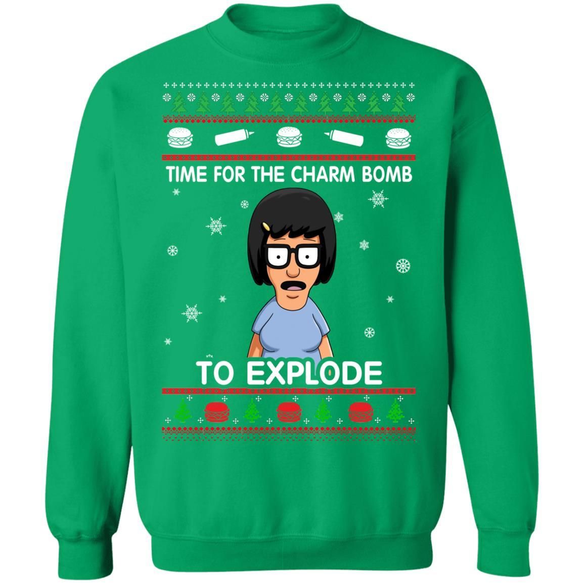 Bob’s Burgers – Time For The Charm Bomb To Explode Christmas Sweatshirt Apparel Bob’s Burgers – Time For The Charm Bomb To Explode Christmas Sweatshirt Apparel