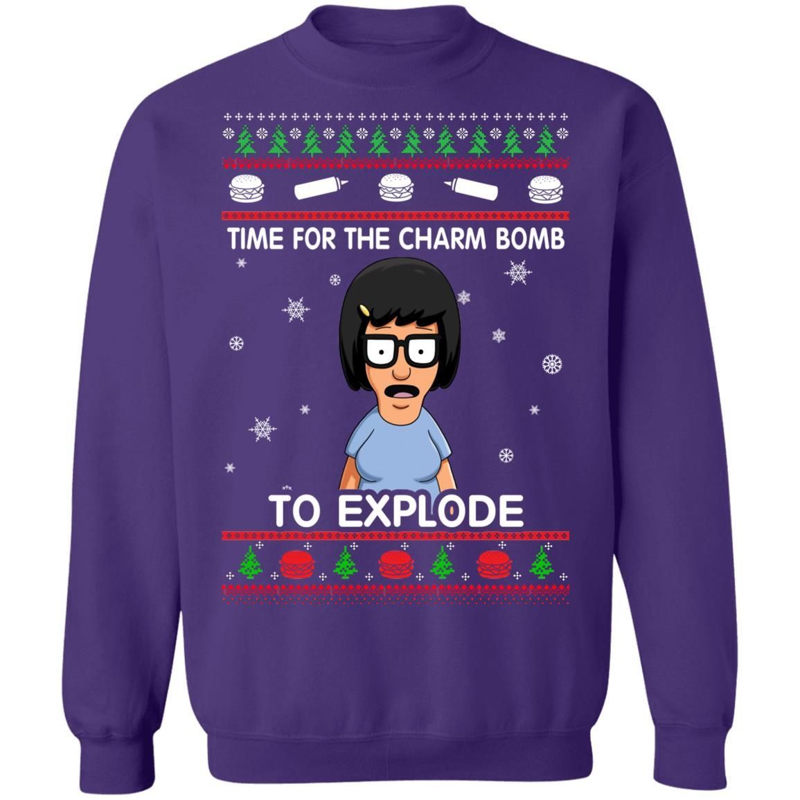 Bob’s Burgers – Time For The Charm Bomb To Explode Christmas Sweatshirt Apparel Bob’s Burgers – Time For The Charm Bomb To Explode Christmas Sweatshirt Apparel
