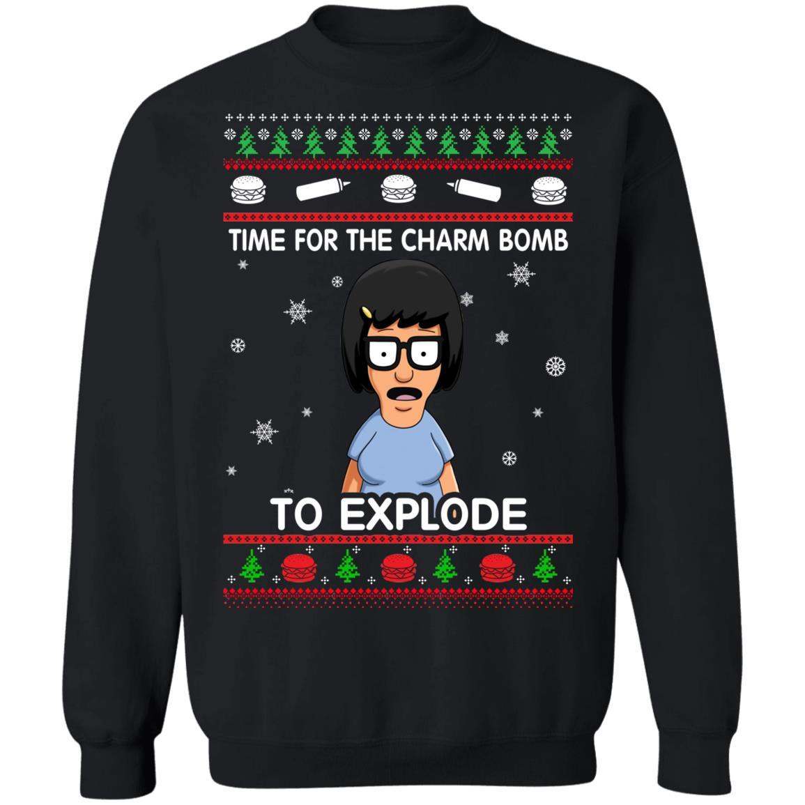 Bob’s Burgers – Time For The Charm Bomb To Explode Christmas Sweatshirt Apparel Bob’s Burgers – Time For The Charm Bomb To Explode Christmas Sweatshirt Apparel
