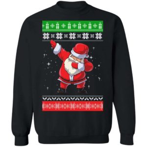 Dabbing Santa Christmas Sweatshirt Apparel