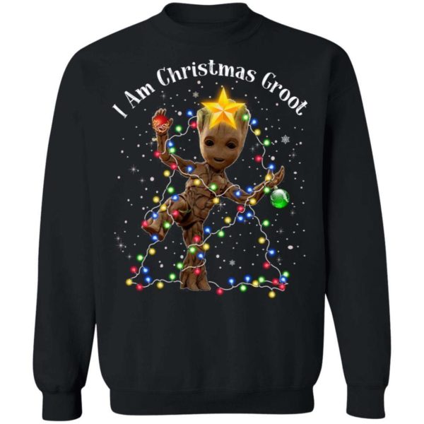 I Am Christmas Groot Christmas Shirt Apparel