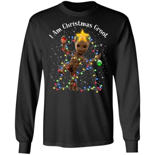 I Am Christmas Groot Christmas Shirt Apparel