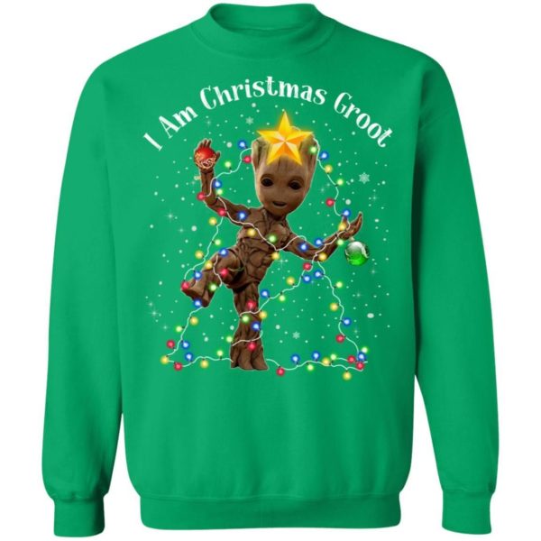 I Am Christmas Groot Christmas Shirt Apparel