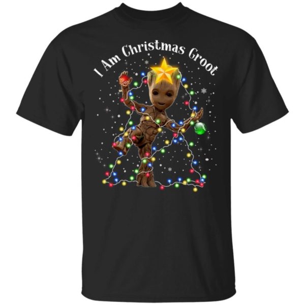 I Am Christmas Groot Christmas Shirt Apparel