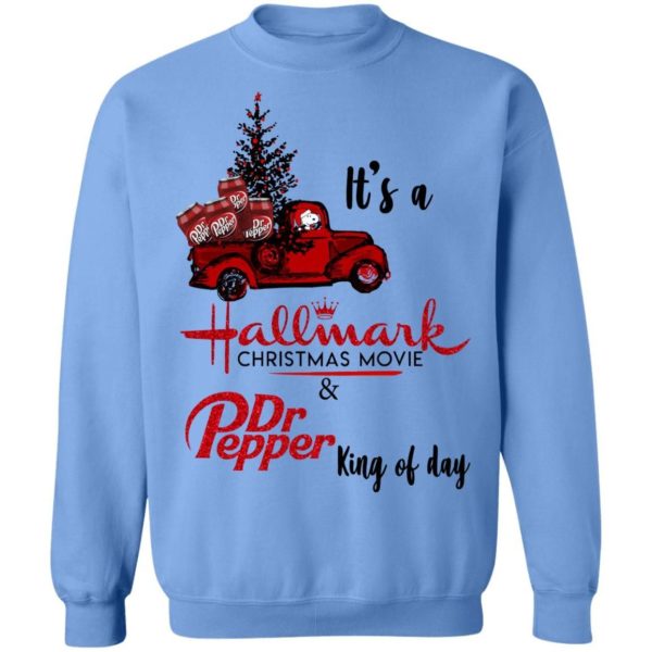 Snoopy It’s A Hallmark Christmas Movies And Dr Pepper Kind Of Day shirt Apparel