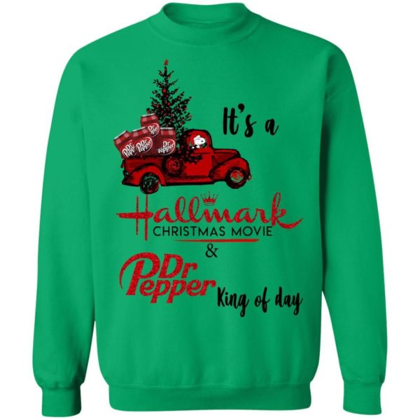 Snoopy It’s A Hallmark Christmas Movies And Dr Pepper Kind Of Day shirt Apparel