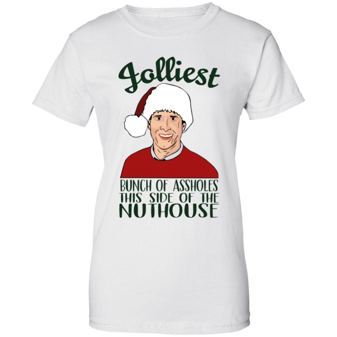 Jolliest Bunch of Assholes This Side Of The Nuthouse Christmas Shirt Apparel Jolliest Bunch of Assholes This Side Of The Nuthouse Christmas Shirt Apparel