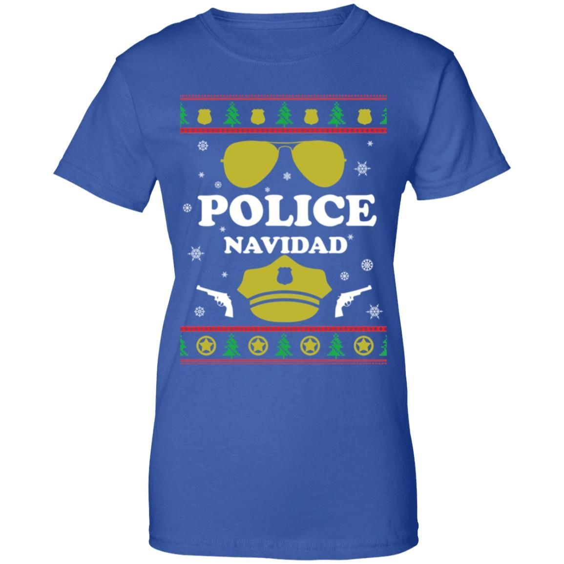 Police Navidad Christmas Sweater Apparel Police Navidad Christmas Sweater Apparel